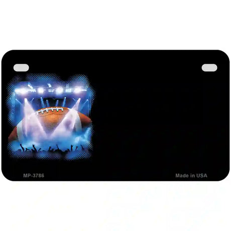 Football Game Offset Metal Novelty License Plate 7" x 4" (MP)