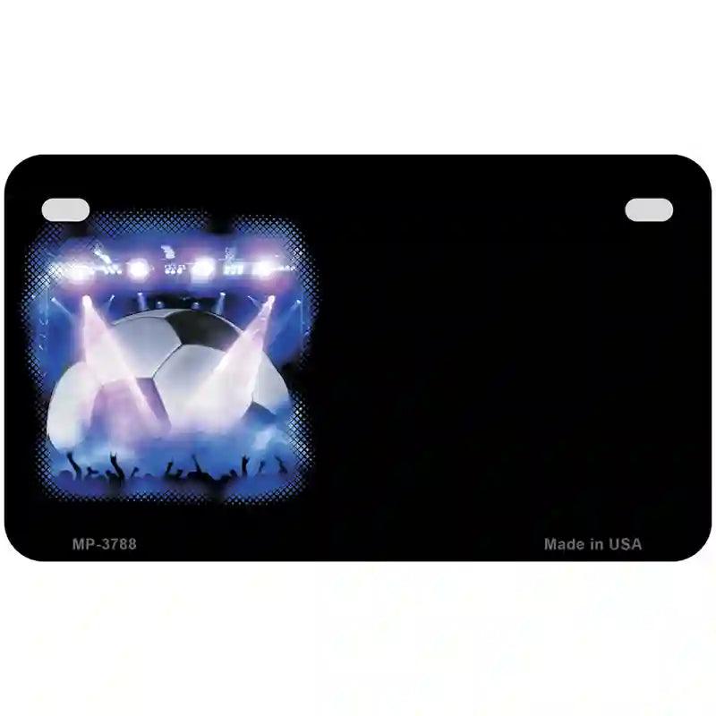 Soccer Game Offset Metal Novelty License Plate 7" x 4" (MP)