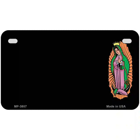 Virgin Mary Offset Metal Novelty License Plate 7" x 4" (MP)