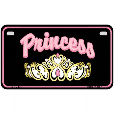 Princess Tiara Metal Novelty License Plate 7" x 4" (MP)