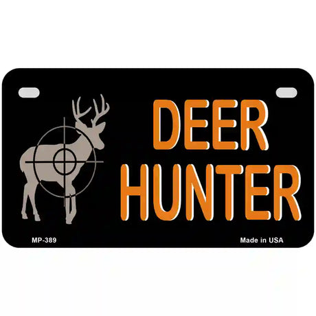 Deer Hunter Metal Novelty License Plate 7" x 4" (MP)