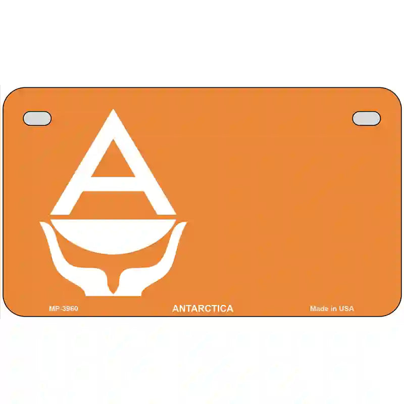 Antarctica Flag Metal Novelty License Plate 7" x 4" (MP)