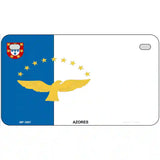 Azores Flag Metal Novelty License Plate 7" x 4" (MP)