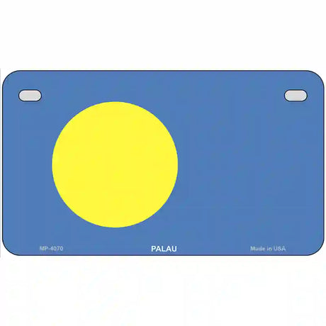 Palau Flag Metal Novelty License Plate 7" x 4" (MP)