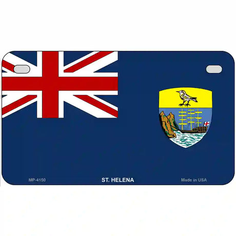 St Helena Flag Metal Novelty License Plate 7" x 4" (MP)