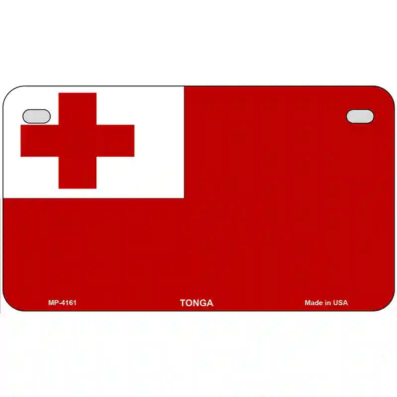 Tonga Flag Metal Novelty License Plate 7" x 4" (MP)