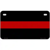 Thin Red Line Fire Metal Novelty License Plate 7" x 4" (MP)