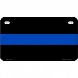 Thin Blue Line Police Metal Novelty License Plate 7" x 4" (MP)