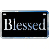 Blessed Blue Sky Cloud Metal Novelty License Plate 7" x 4" (MP)