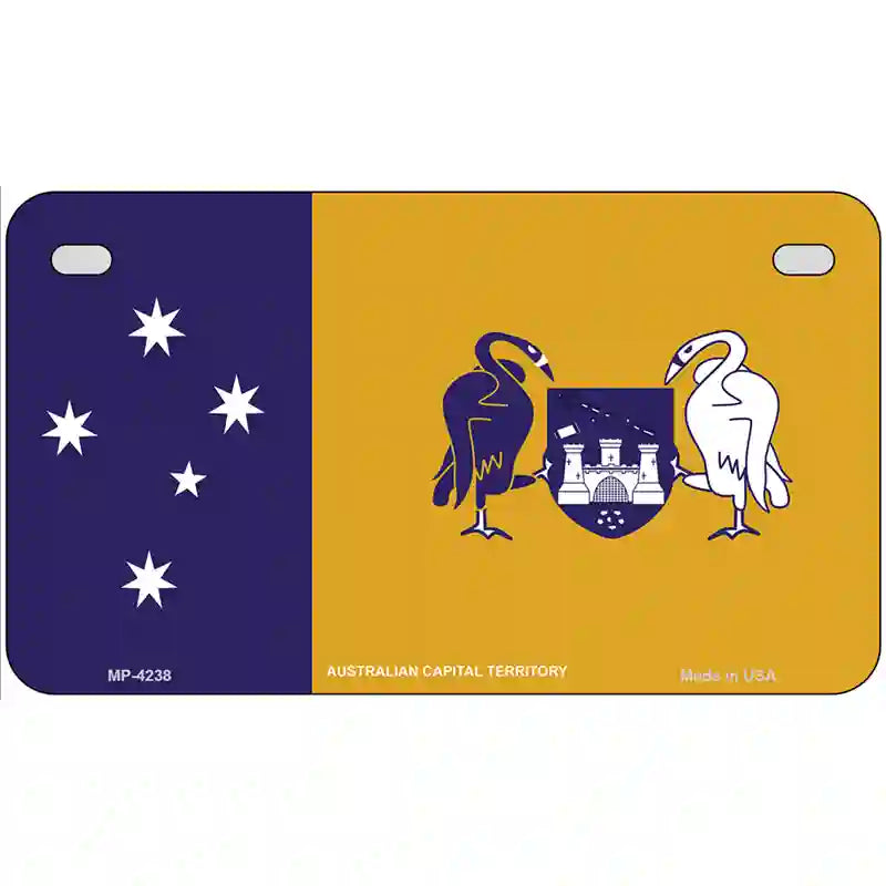 Australia Capital Territory Metal Novelty License Plate 7" x 4" (MP)