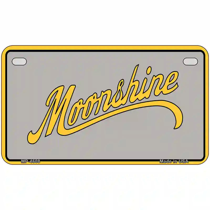 Moonshine Metal Novelty License Plate 7" x 4" (MP)