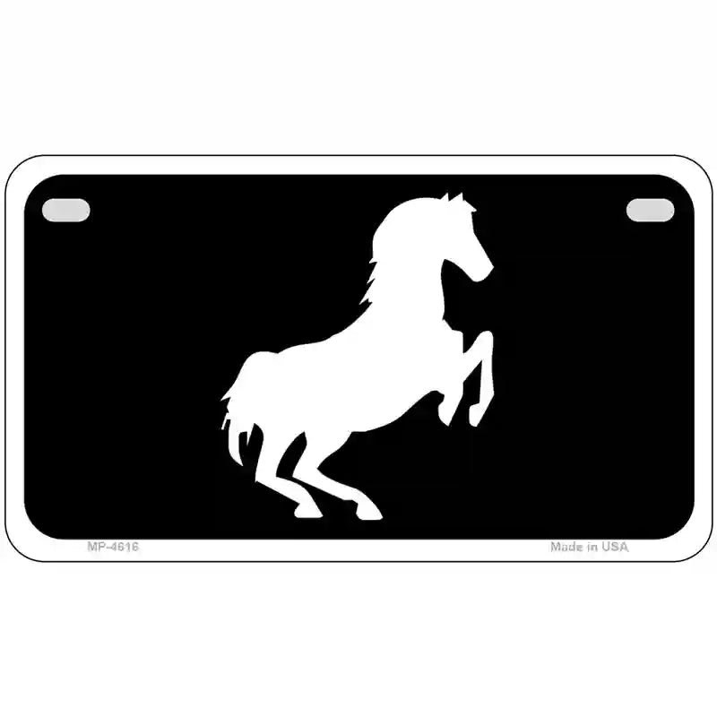 Horse Novelty Metal License Plate 7" x 4" (MP)