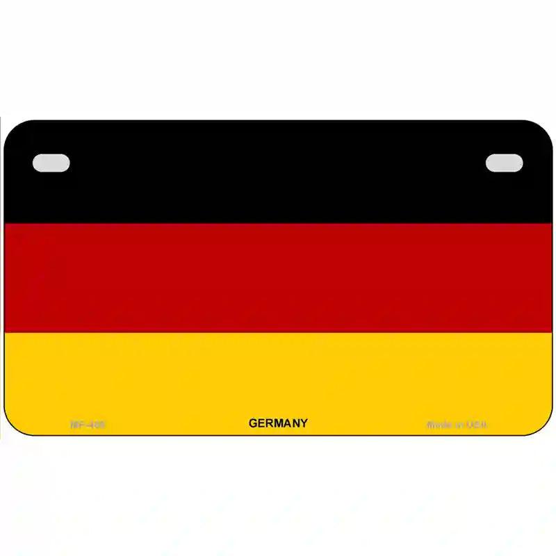 Germany Flag Metal Novelty License Plate 7" x 4" (MP)