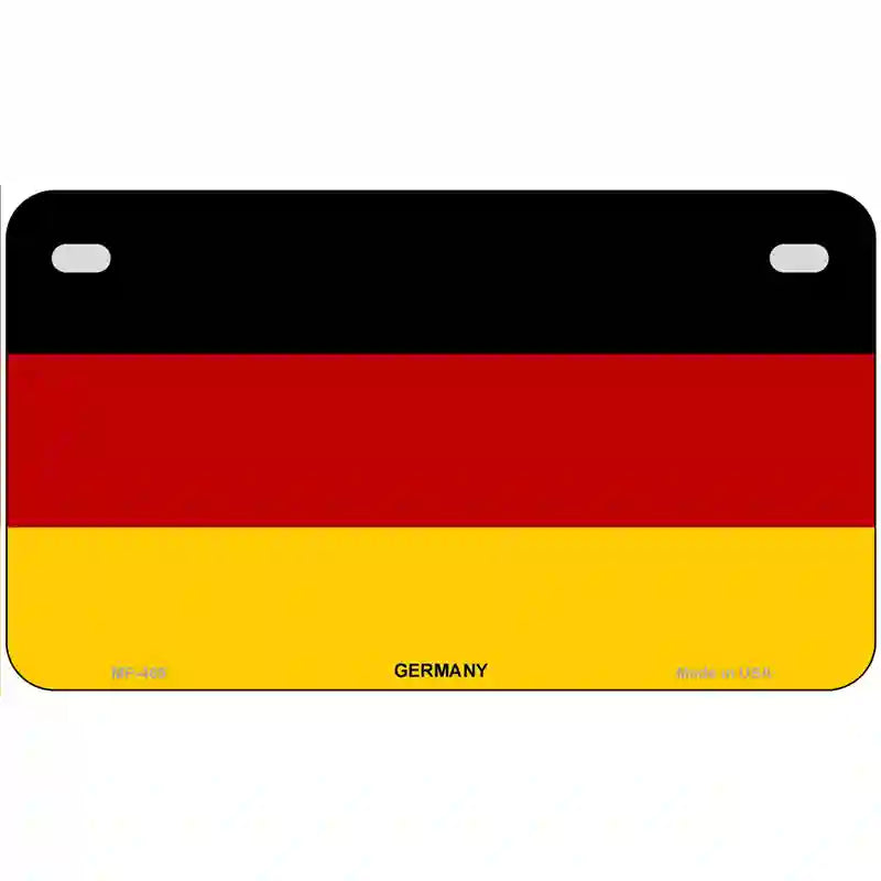 Germany Flag Metal Novelty License Plate 7" x 4" (MP)