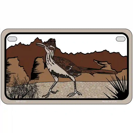 Roadrunner Novelty Metal License Plate 7" x 4" (MP)