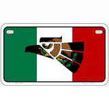 Made In Mexico Flag Metal Novelty License Plate 7" x 4" (MP)