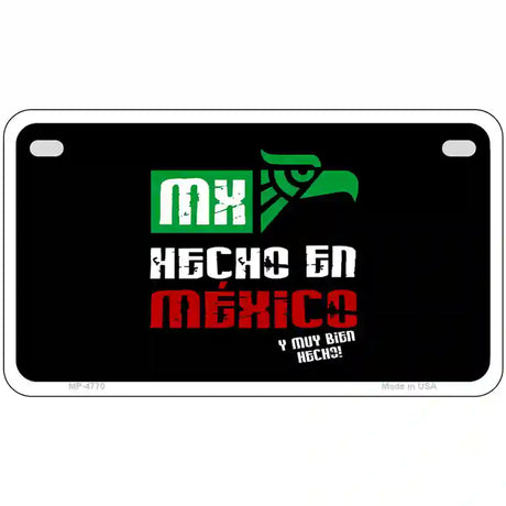 Made In Mexico Metal Novelty License Plate 7" x 4" (MP)