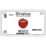 Sinaloa Mexico Novelty Metal License Plate 7" x 4" (MP)