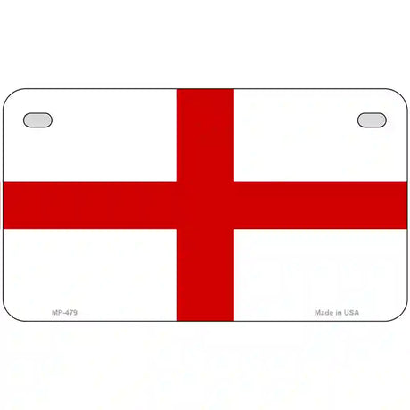 England Flag Metal Novelty License Plate 7" x 4" (MP)