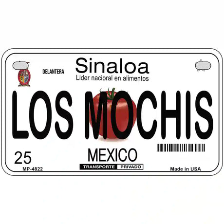 Los Mochis Mexico Novelty Metal License Plate 7" x 4" (MP)