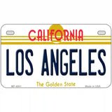 Los Angeles California Novelty State Metal License Plate 7" x 4" (MP)