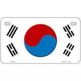 South Korea Flag Metal Novelty License Plate 7" x 4" (MP)