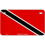 Trinidad Tobago Flag Metal Novelty License Plate 7" x 4" (MP)