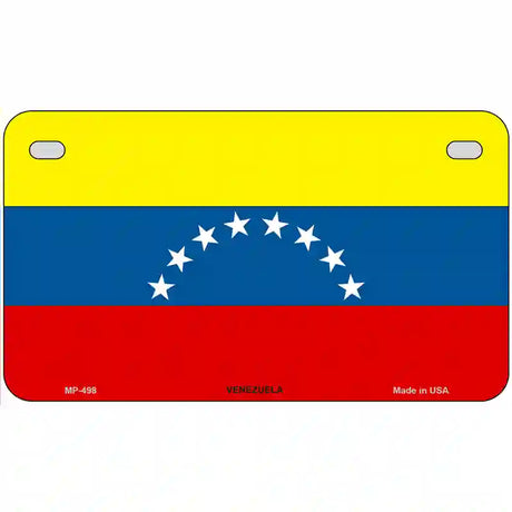 Venezuela Metal Novelty License Plate 7" x 4" (MP)