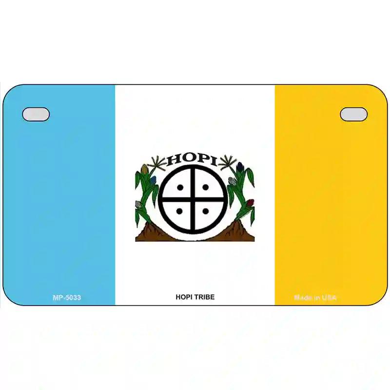 Hopi Tribe Flag Metal Novelty License Plate 7" x 4" (MP)