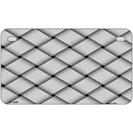 Weave Customizable Metal Novelty License Plate 7" x 4" (MP)