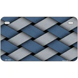 Weave Blue & Gray Metal Novelty License Plate 7" x 4" (MP)