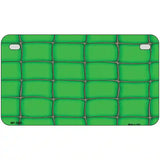 Web Green Metal Novelty License Plate 7" x 4" (MP)