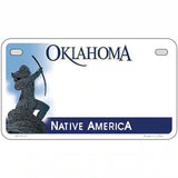 Oklahoma Native America Novelty State Blank Metal License Plate 7" x 4" (MP)