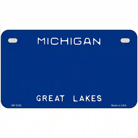 Michigan Great Lakes Plate Novelty State Blank Metal License Plate 7" x 4" (MP)