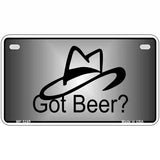 Got Beer Novelty Metal License Plate 7" x 4" (MP)