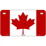 Canadian Flag Metal Novelty License Plate 7" x 4" (MP)