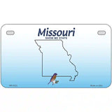 Missouri Blue Blank Novelty Metal License Plate 7" x 4" (MP)