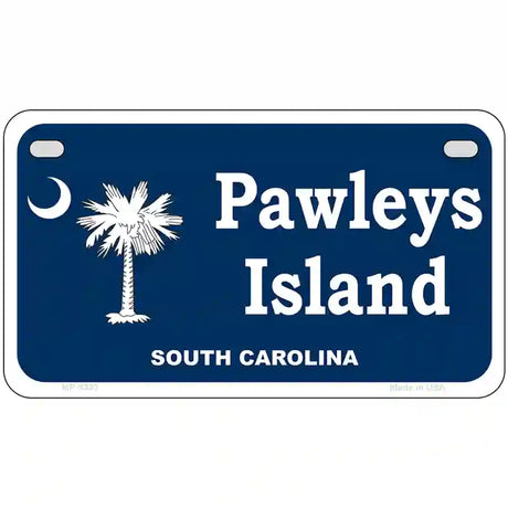 Pawleys Island Metal Novelty License Plate 7" x 4" (MP)