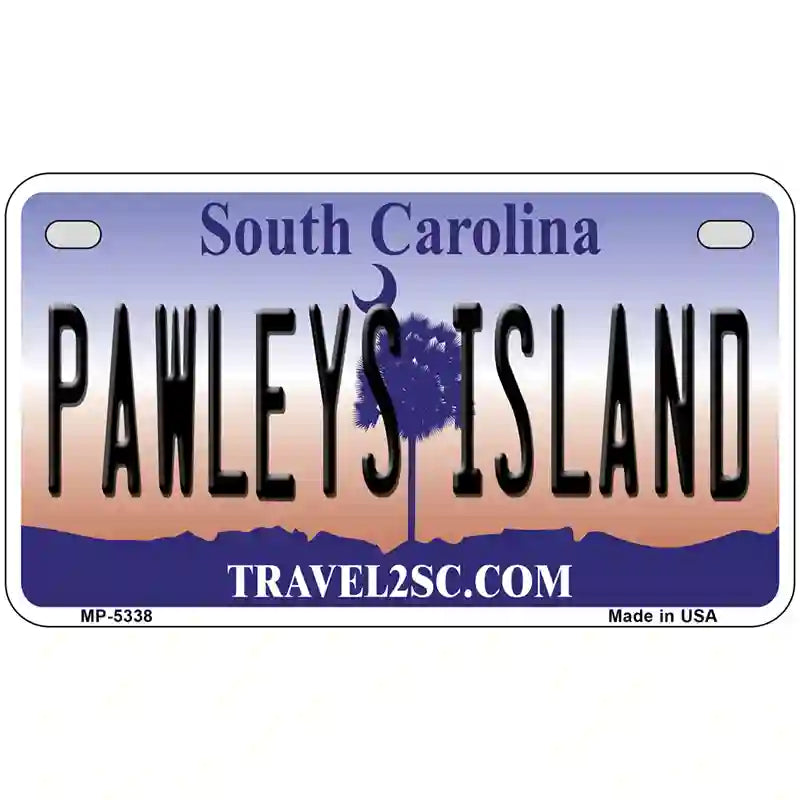 Pawleys Island South Carolina Metal Novelty License Plate 7" x 4" (MP)