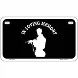 In Loving Memory Standing Novelty Metal License Plate 7" x 4" (MP)