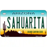 Sahuarita Arizona Novelty Metal License Plate 7" x 4" (MP)