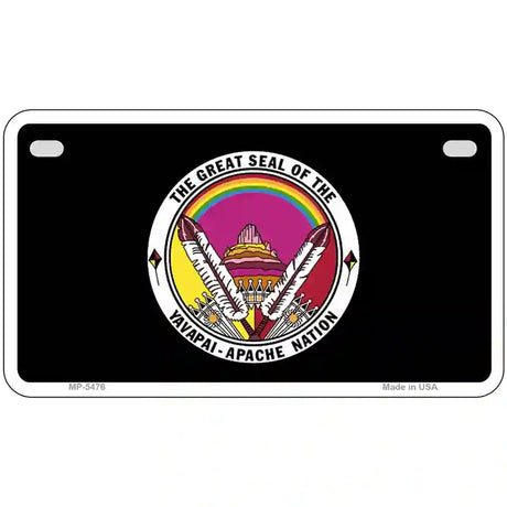 Yavapai Apache Metal Novelty License Plate 7" x 4" (MP)