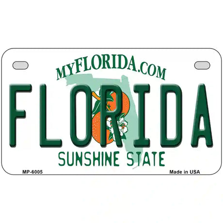 Florida Novelty Metal License Plate 7" x 4" (MP)