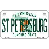 St Petersburg Florida Novelty Metal License Plate 7" x 4" (MP)