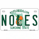 Noles Florida Novelty Metal License Plate 7" x 4" (MP)