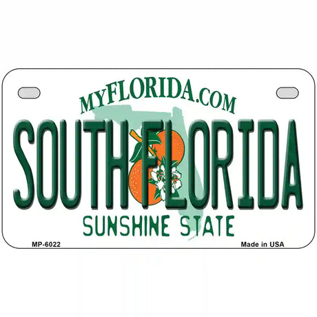 South Florida Novelty Metal License Plate 7" x 4" (MP)