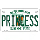 Princess Florida Novelty Metal License Plate 7" x 4" (MP)