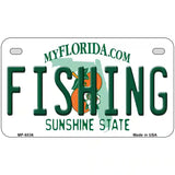 Fishing Florida Novelty Metal License Plate 7" x 4" (MP)