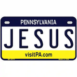 Jesus Pennsylvania State Novelty Metal License Plate 7" x 4" (MP)