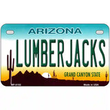 Arizona Lumberjacks Novelty Metal License Plate 7" x 4" (MP)